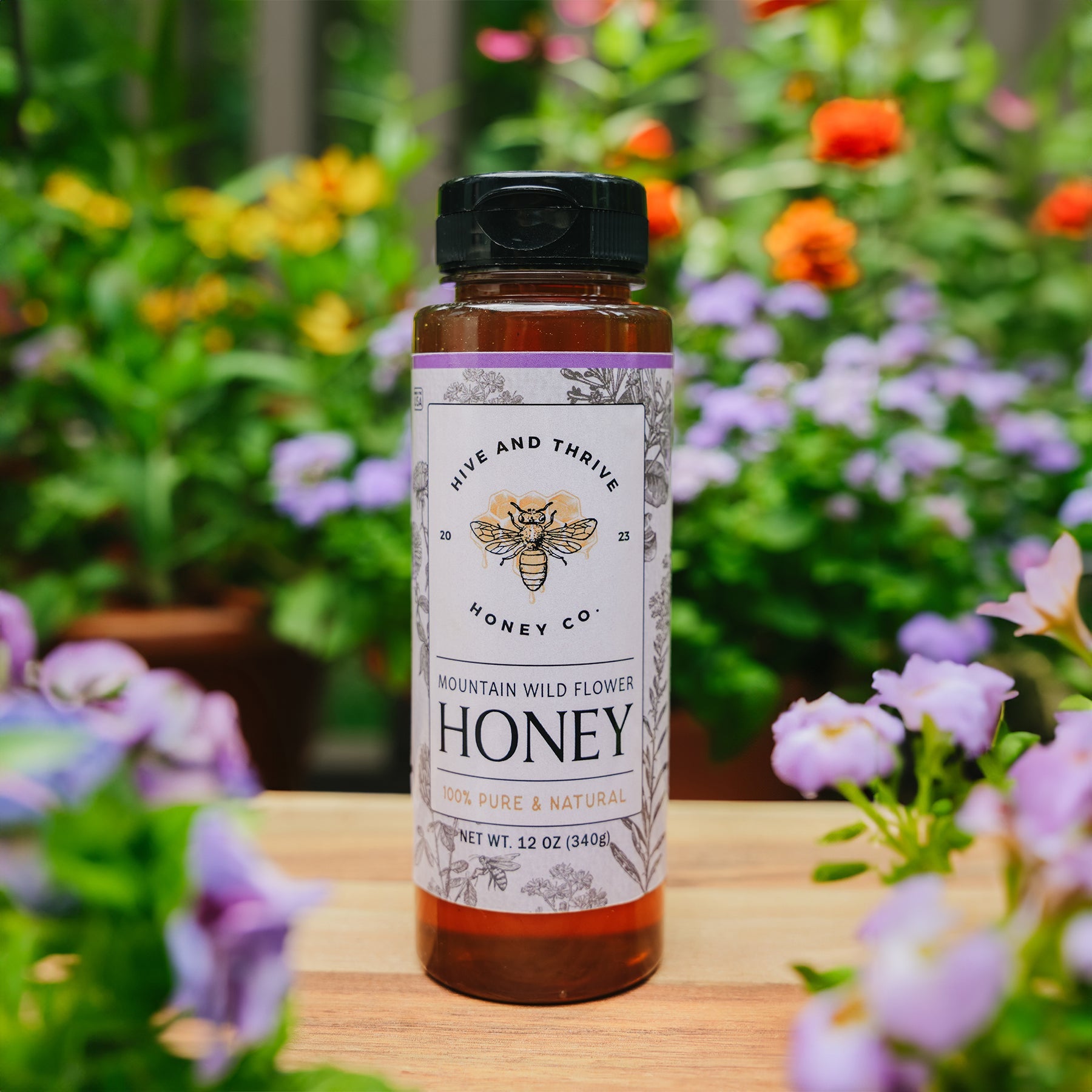 Mountain Wildflower Honey - Hive & Thrive Honey Co.