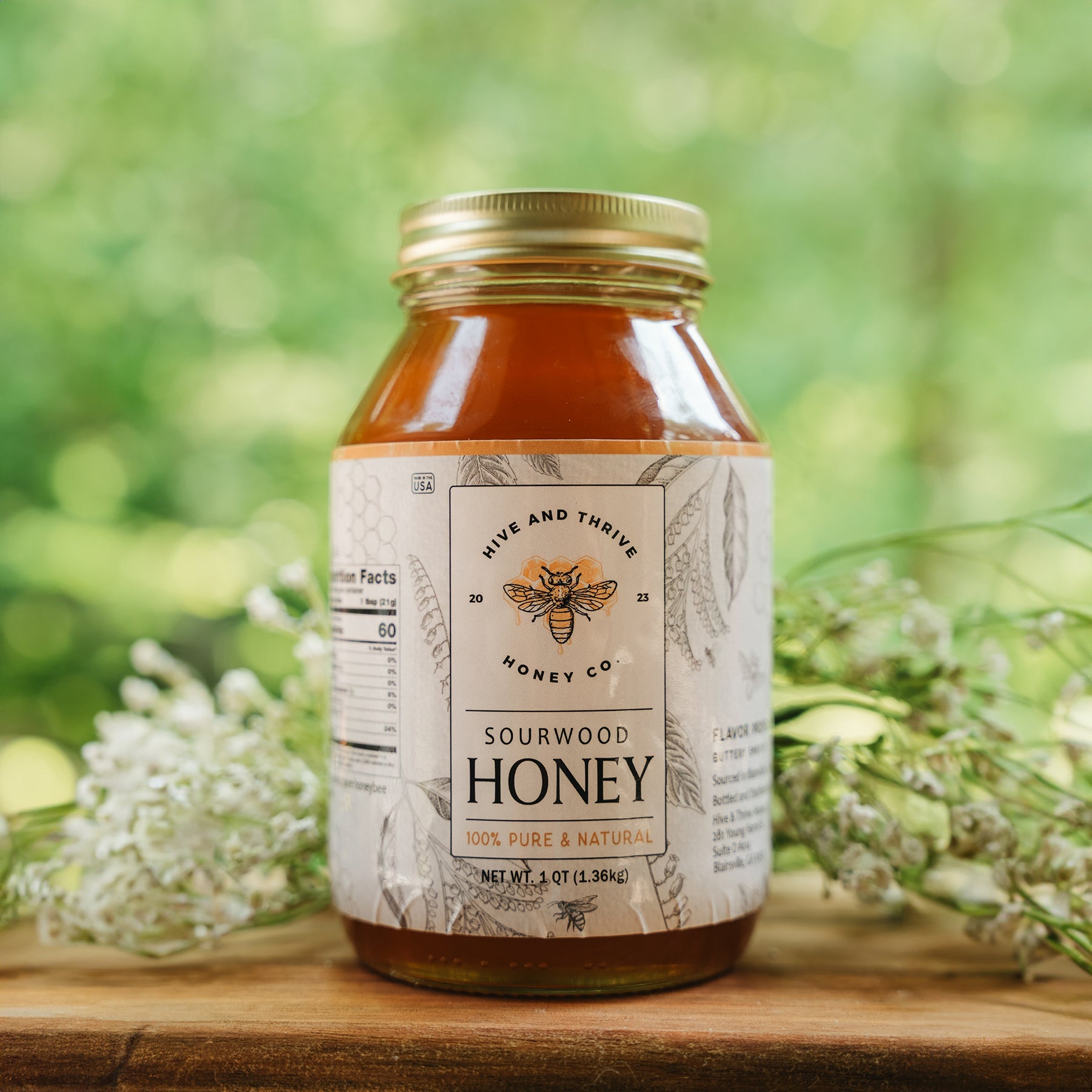 Sourwood Honey - Hive & Thrive Honey Co.